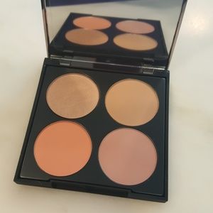 Makeup Geek blush palette in fair maiden